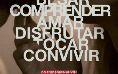 Sanidad lanza la campaña Besar, comprender, amar, disfrutar, tocar, convivir no transmite el VIH.